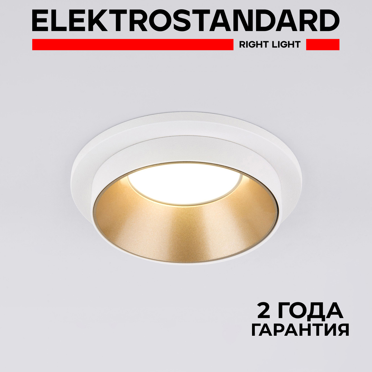 Потолочный акцентный светильник Elektrostandard 113 MR16 золото/белый
