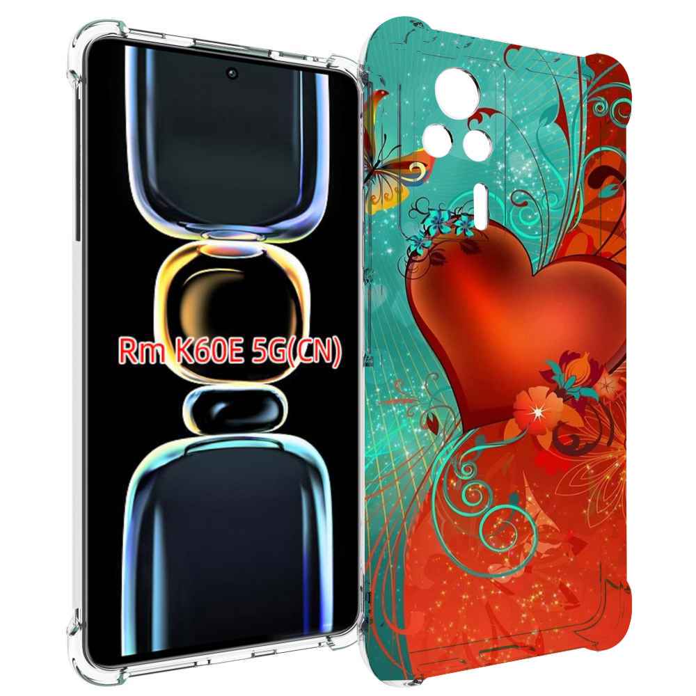 

Чехол MyPads красивые-яркие-сердечки для Xiaomi Redmi K60E, Tocco