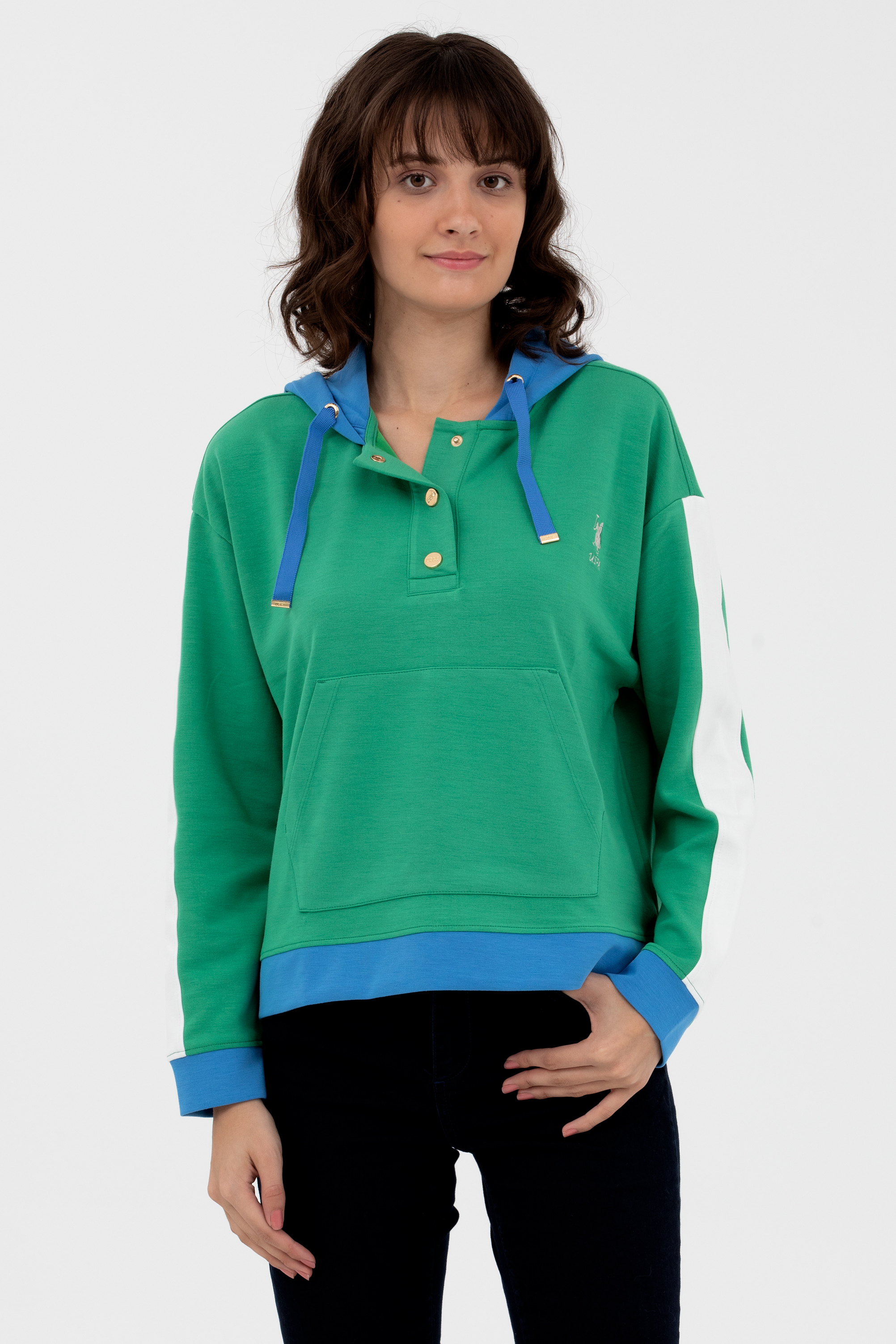 

Худи женское US Polo Assn G082SZ0820MARIN зеленое XS, Зеленый, G082SZ0820MARIN