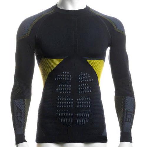 фото Футболка с длинным рукавом accapi synergy long sleeve t-shirt black lemon (us:m/l)