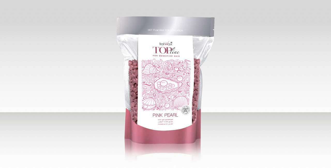 

Воск горячий (пленочный) ITALWAX Top Line Pink Pearl (Розовый жемчуг) гранулы 250гр