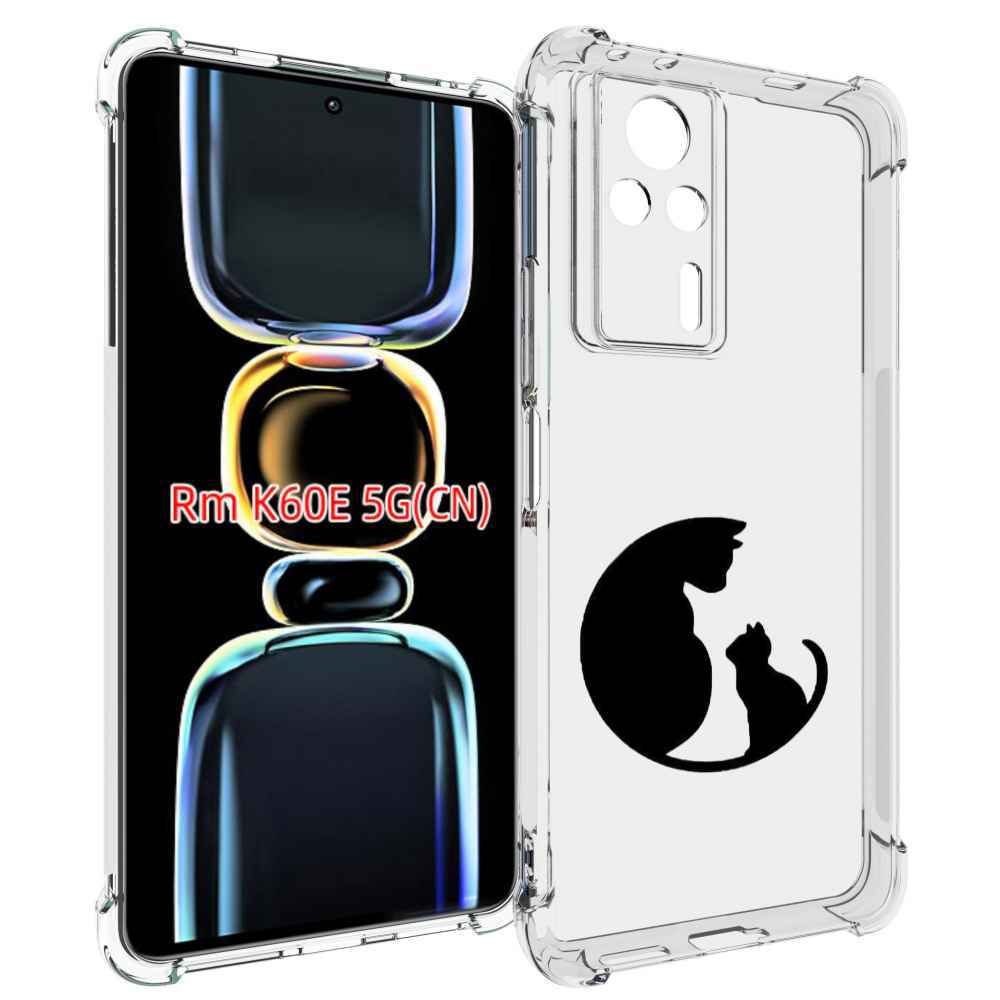 

Чехол MyPads коты в полукруге для Xiaomi Redmi K60E, Tocco