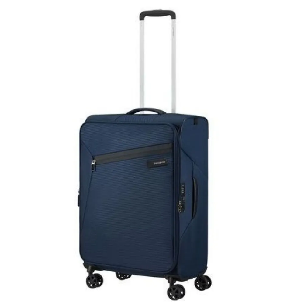 Чемодан унисекс Samsonite Litebeam синий, M