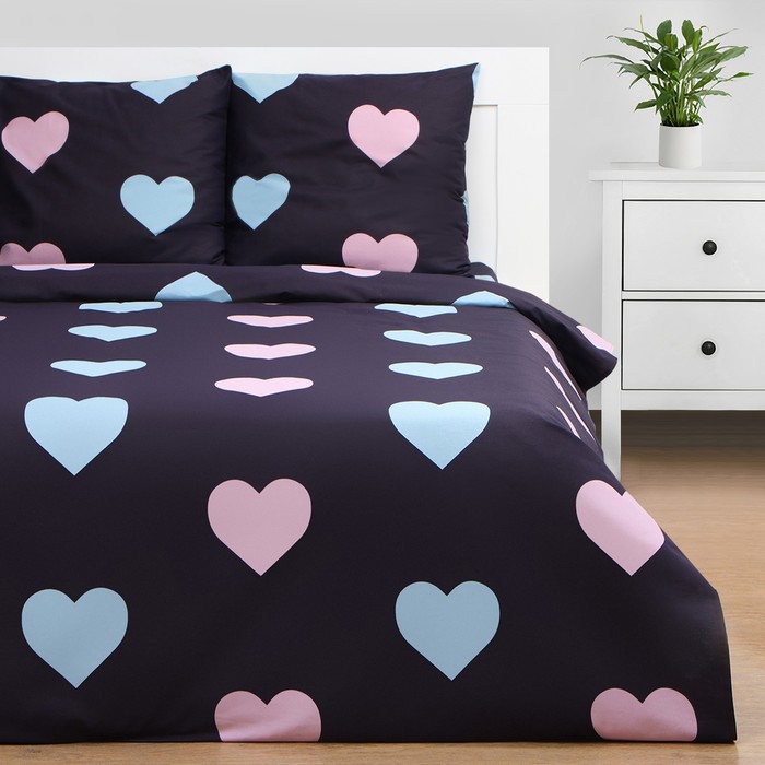 

Постельное бельё Этель дуэт Romance, 143х215см-2шт, 220х240см, 70х70см-2шт, бязь, 125 г/м2
