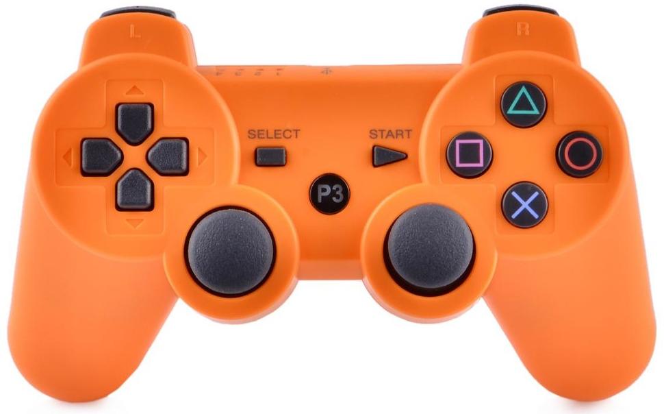 Геймпад NoBrand DualShock 3 для Playstation 3 Orange (Не оригинал)