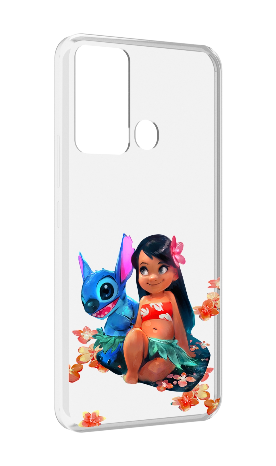 

Чехол MyPads лила-и-стич детский для Infinix Hot 12i, Прозрачный, Tocco