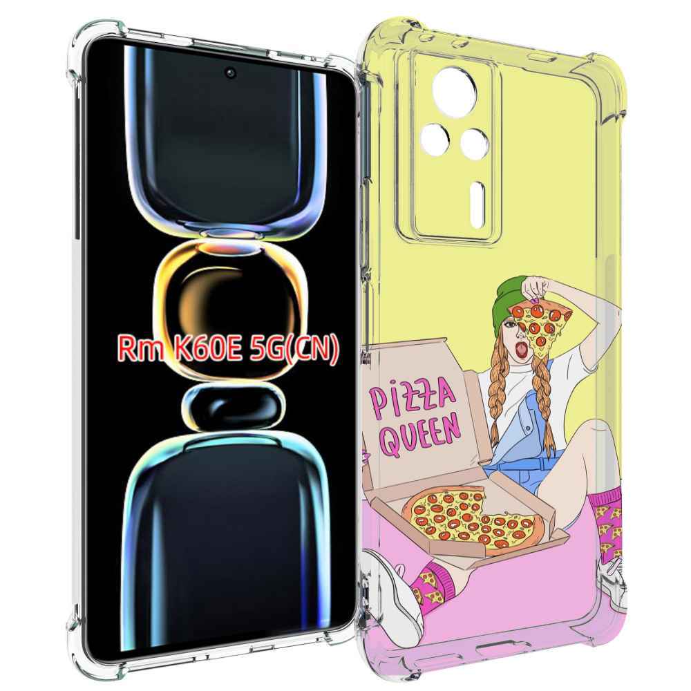 

Чехол MyPads королева-пиццы женский для Xiaomi Redmi K60E, Tocco