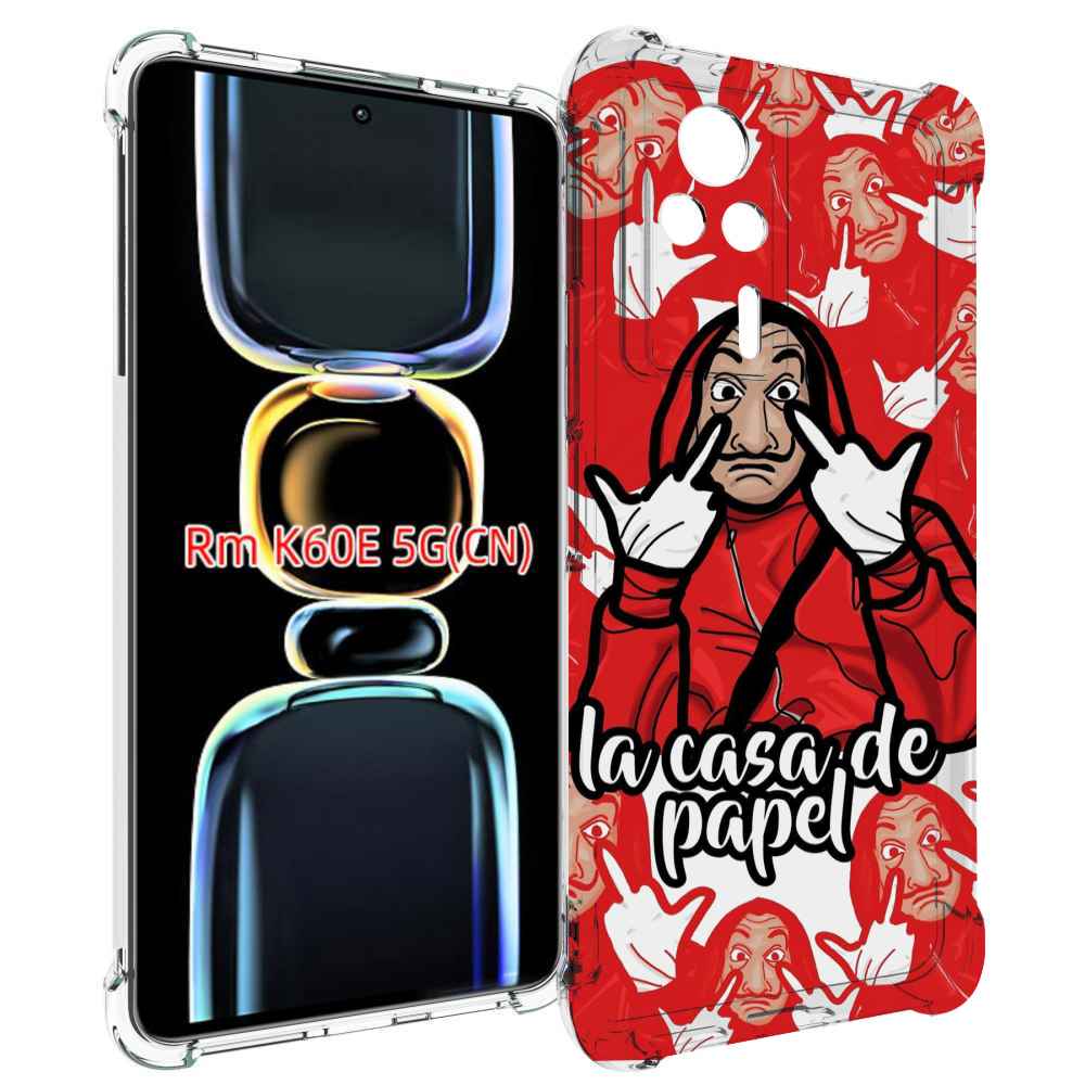 

Чехол MyPads комикс-бумажный-дом для Xiaomi Redmi K60E, Tocco