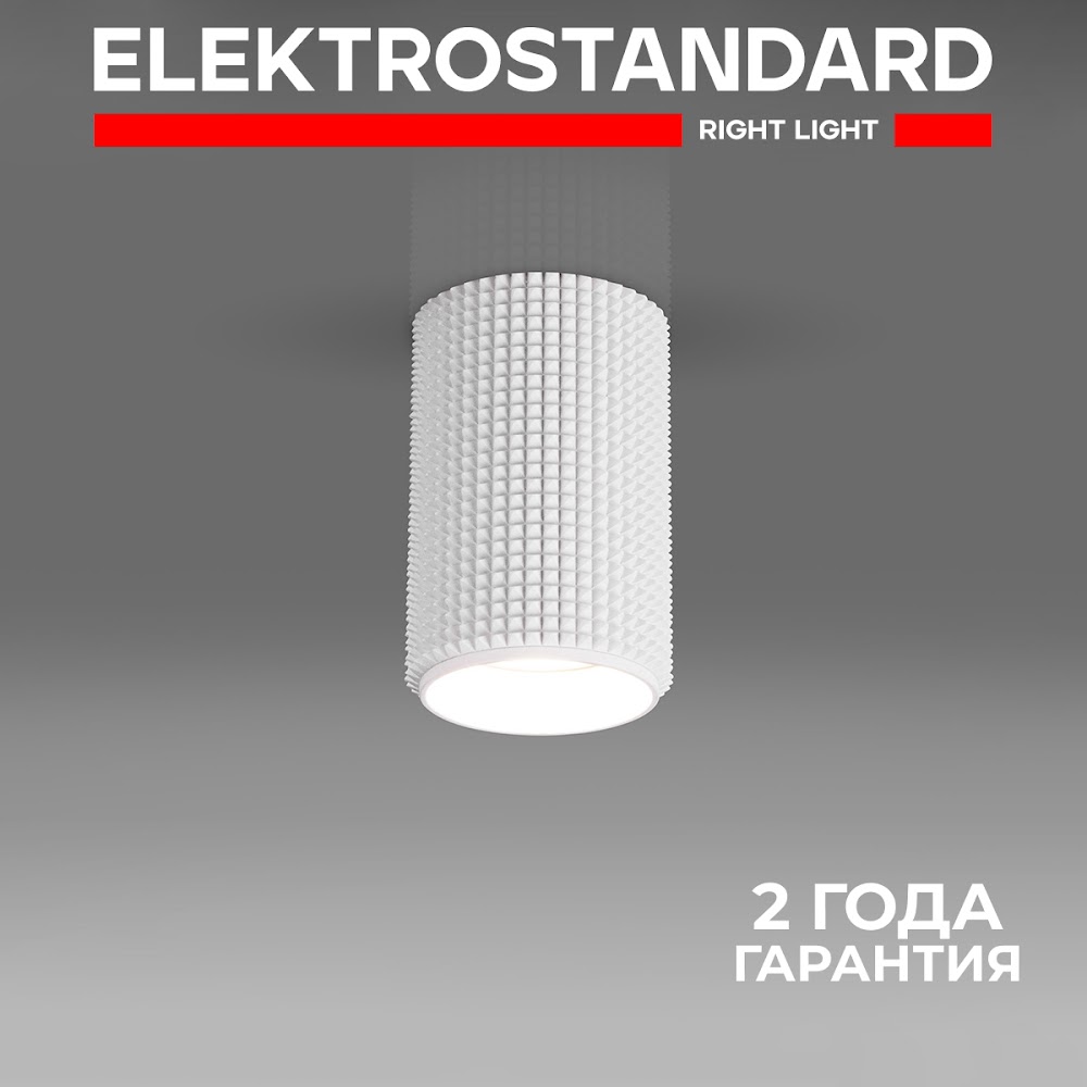 

Накладной точечный потолочный светильник Elektrostandard Spike DLN112 GU10 белый, Spike точка 190923