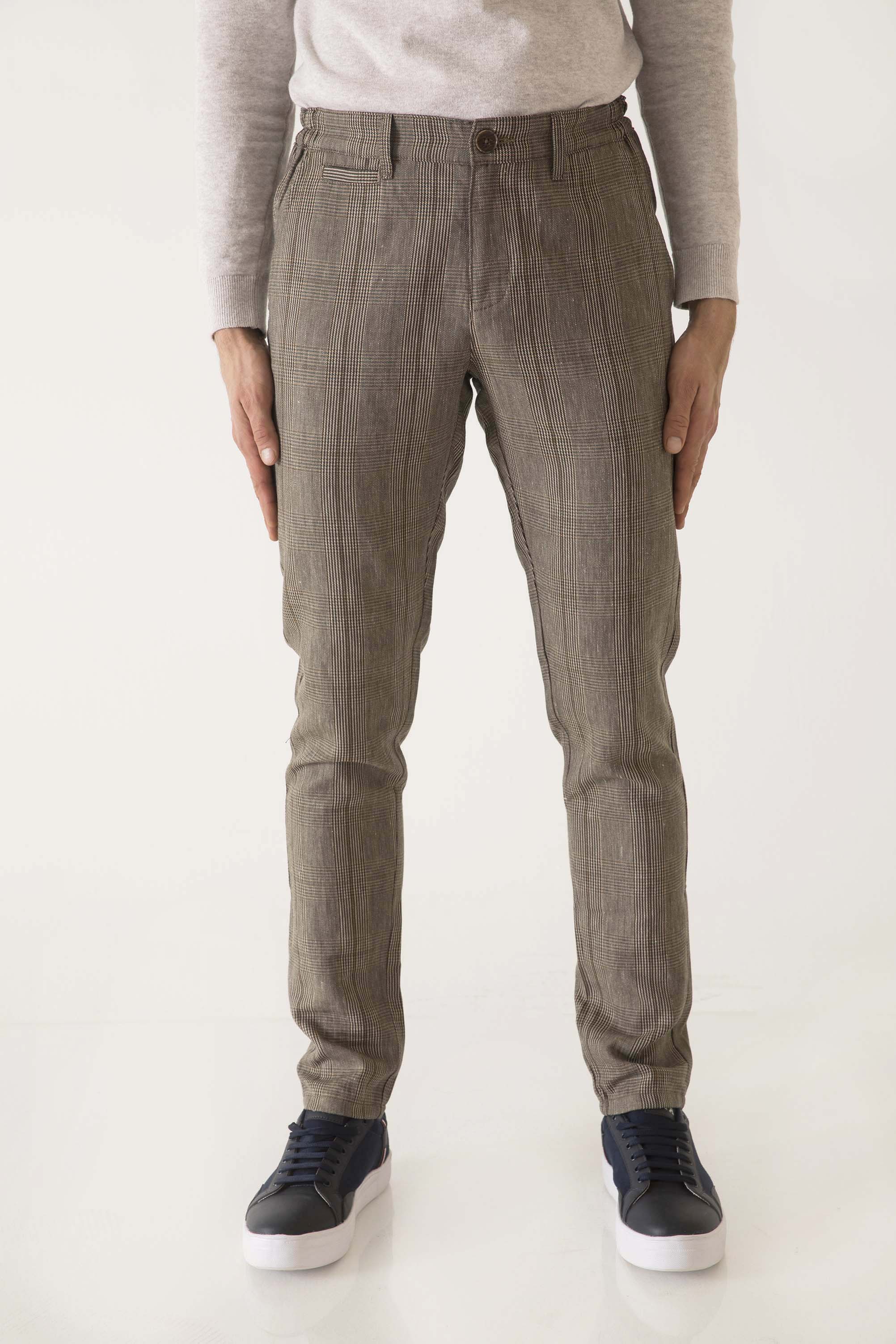 Брюки мужские US POLO Assn G081SZ0780TINLE коричневые 34 5920₽