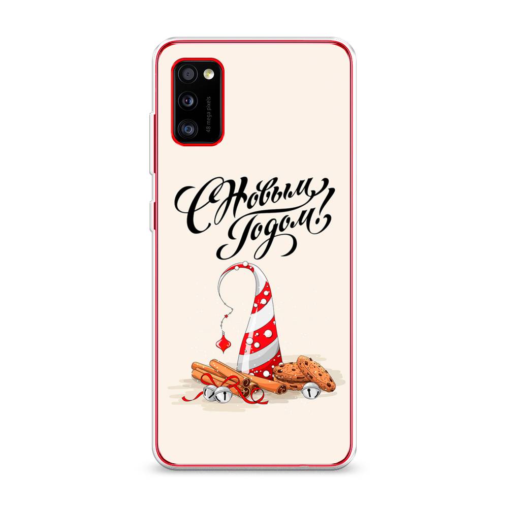 

Чехол на Samsung Galaxy A41 "Подарки на Новый Год", Бежевый;красный;черный, 2100450-5