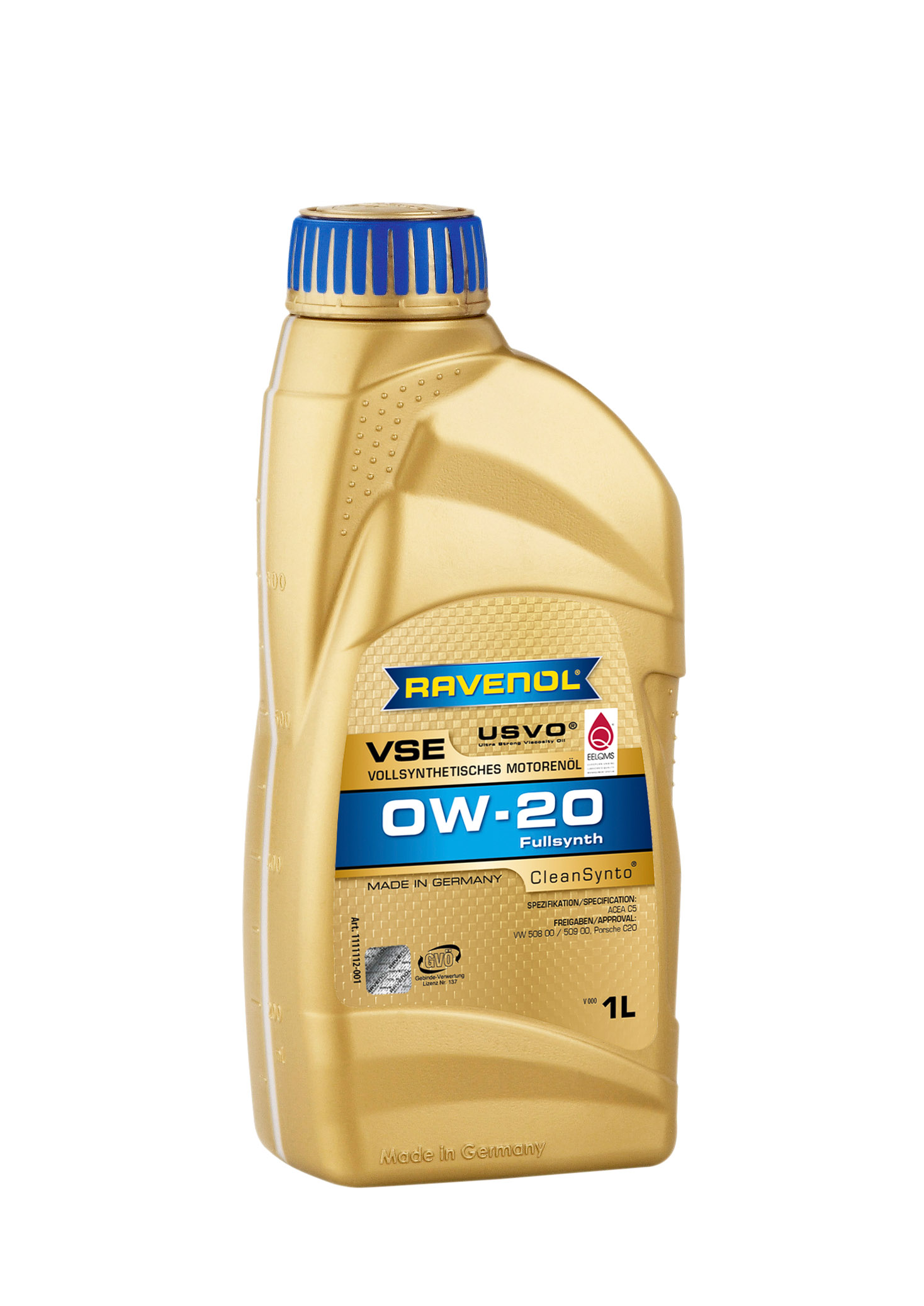 

Моторное масло Ravenol VSE SAE 0W20 VW 509 00 VW 5 1л