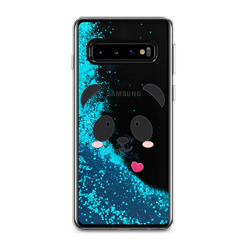 

Чехол Awog на Samsung Galaxy S10 "Влюбленный панда контур", Разноцветный, 27093-1