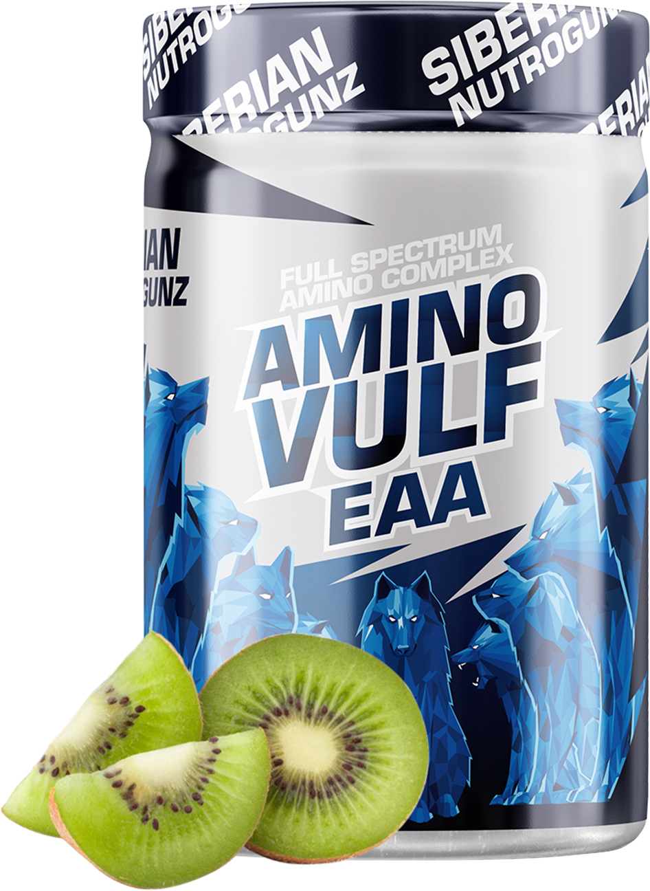 

Комплекс полного спектра аминокислот Siberian Nutrogunz "Amino Vulf EAA" Kiwi, 225 г