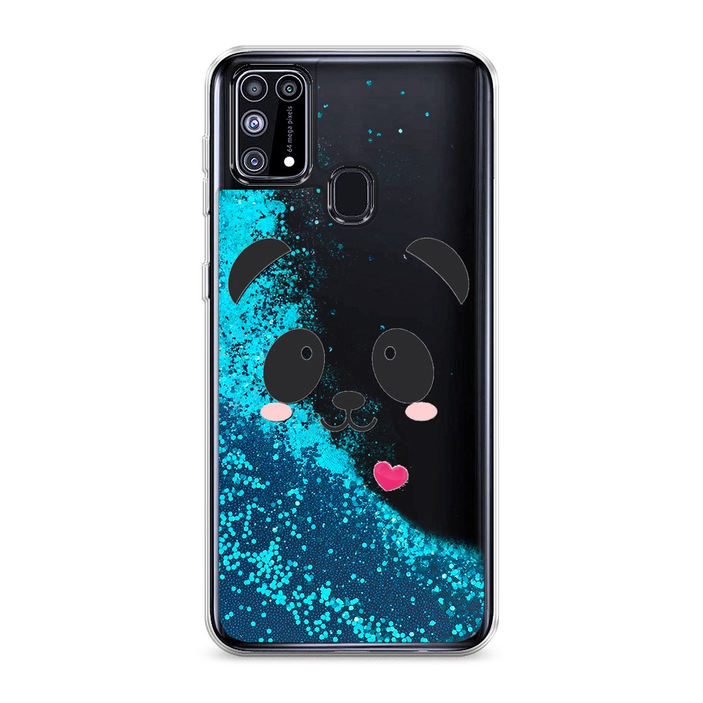

Чехол Awog на Samsung Galaxy M31 / Самсунг M31 "Влюбленный панда контур", 2100793-1