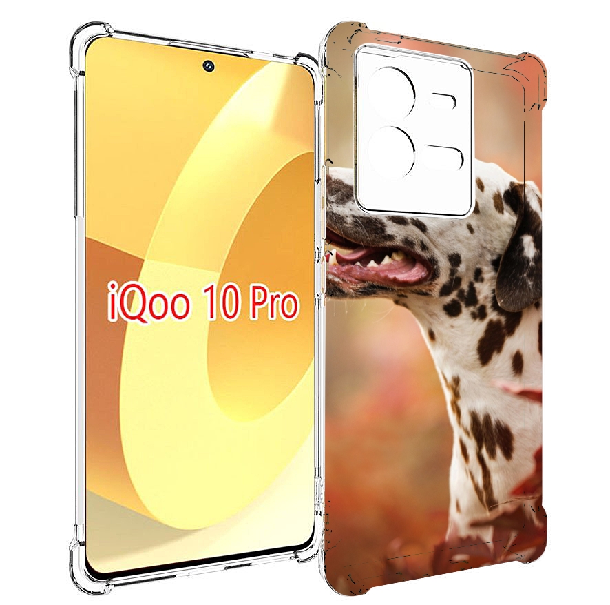 

Чехол MyPads далматин для Vivo iQOO 10 Pro, Прозрачный, Tocco