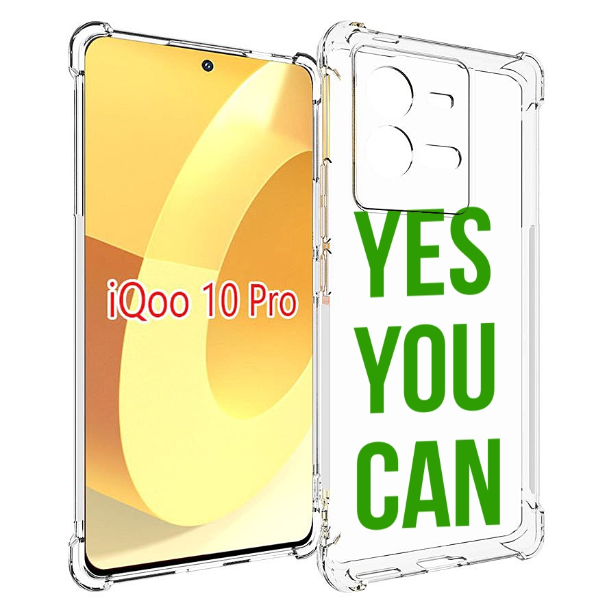 

Чехол MyPads да-ты-можешь для Vivo iQOO 10 Pro, Прозрачный, Tocco