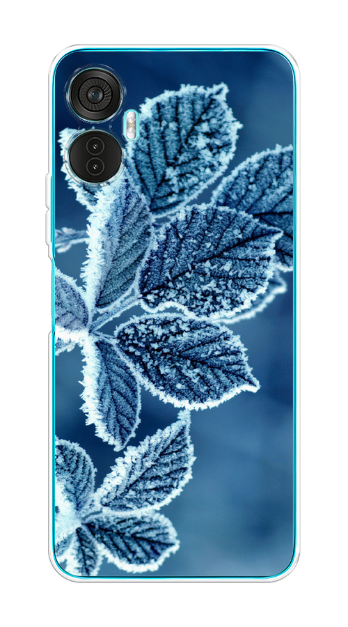 

Чехол на Itel Vision 5 Plus "Зима 6", Бирюзовый;белый, 3201150-2