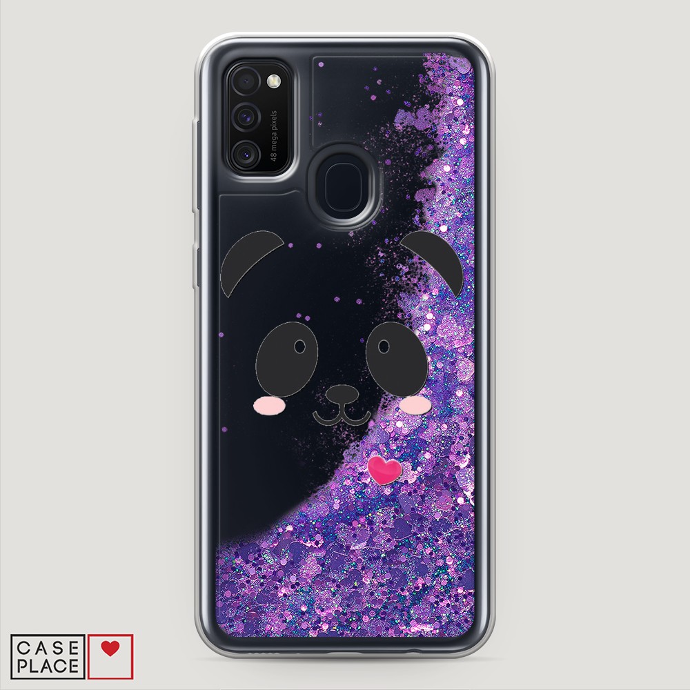 

Чехол Awog на Samsung Galaxy M30s "Влюбленный панда контур", Разноцветный, 29892-1