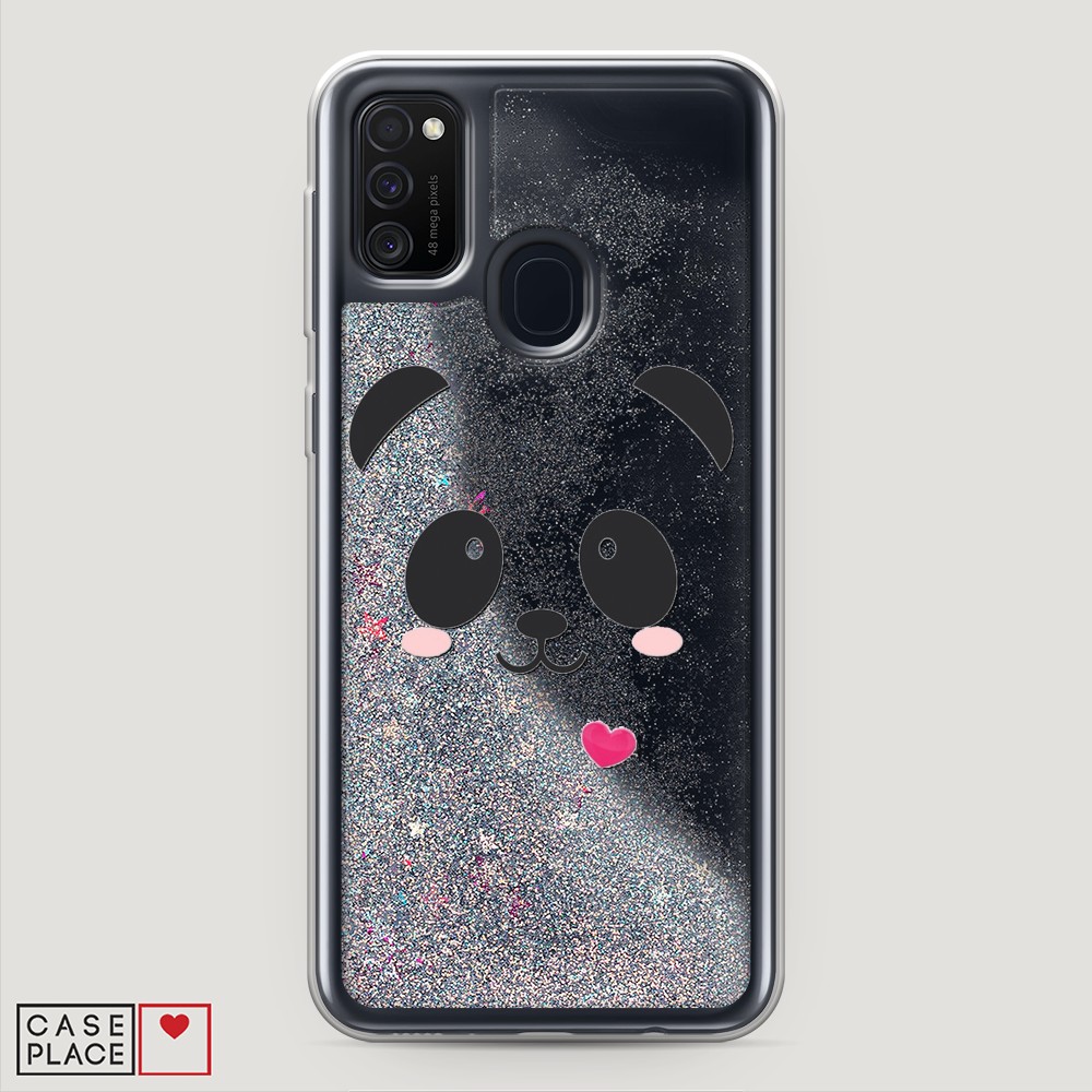 

Чехол Awog на Samsung Galaxy M30s "Влюбленный панда контур", Разноцветный, 29891-1