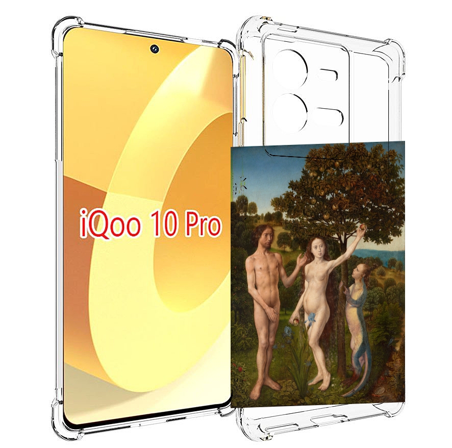 

Чехол MyPads грехопадение для Vivo iQOO 10 Pro, Прозрачный, Tocco