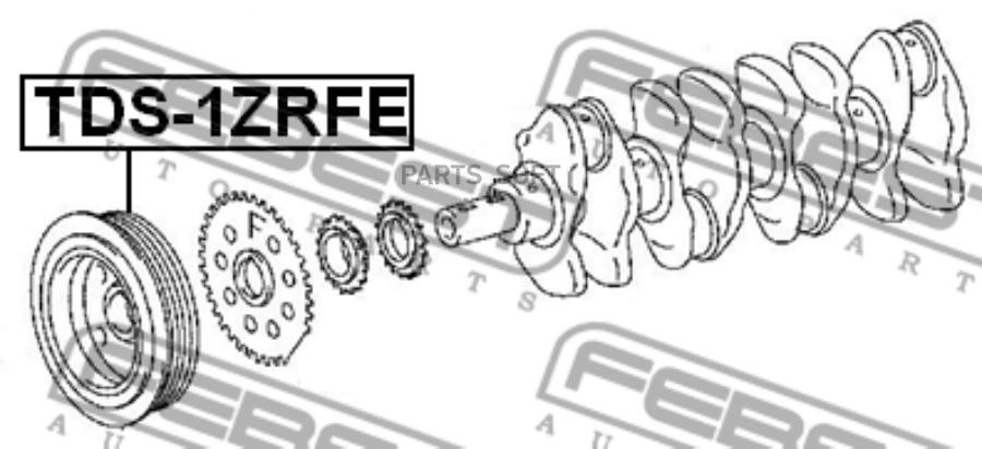 

Шкив FEBEST TDS1ZRFE