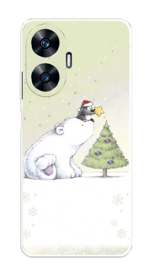

Чехол на Realme C55 "Украшение елки", Белый;бежевый, 2513850-5
