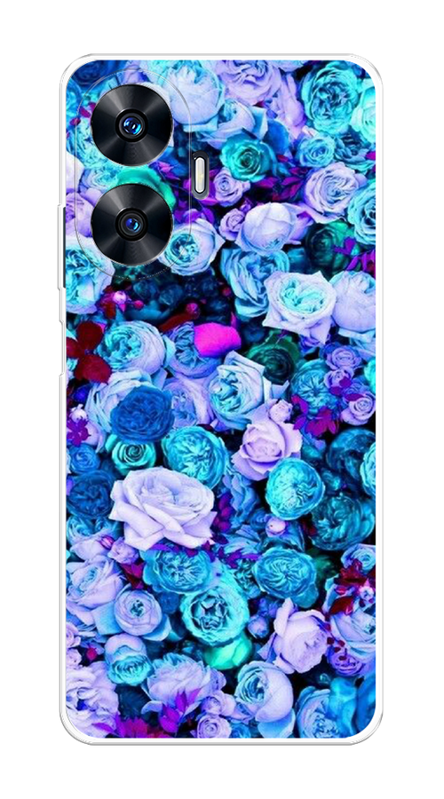 

Чехол на Realme C55 "Цветочный ковер", Фиолетовый, 2513850-2
