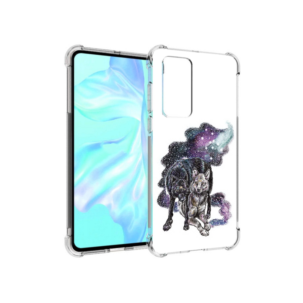 

Чехол MyPads Tocco для Huawei P40 звездные волки, Прозрачный, Tocco