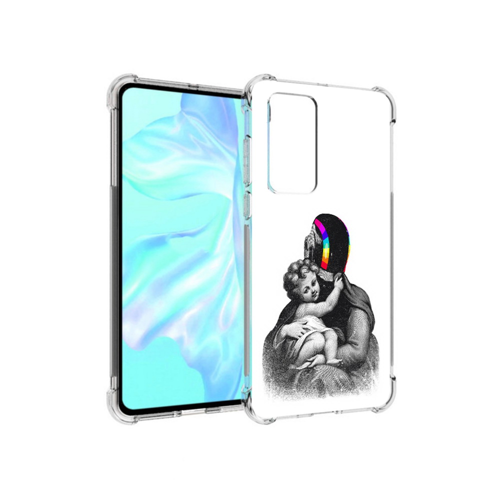 

Чехол MyPads Tocco для Huawei P40 защитник в шлеме, Прозрачный, Tocco