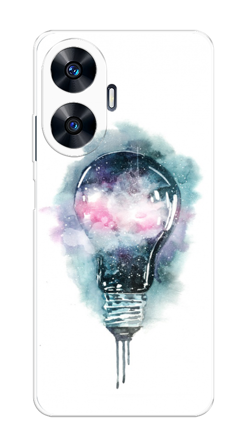 

Чехол на Realme C55 "Волшебная лампа", Белый;серый, 2513850-4