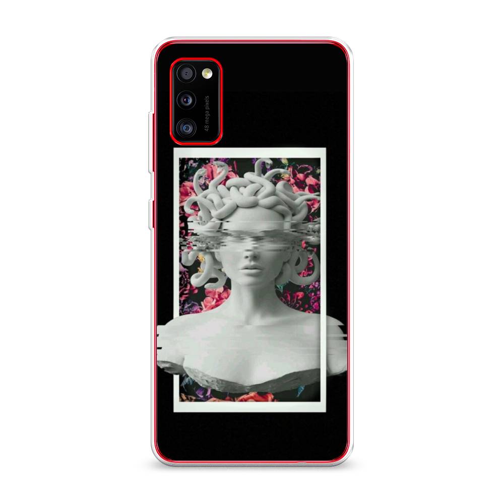 

Чехол на Samsung Galaxy A41 "Web Punk Медуза Горгона", Черный;серый, 2100450-6