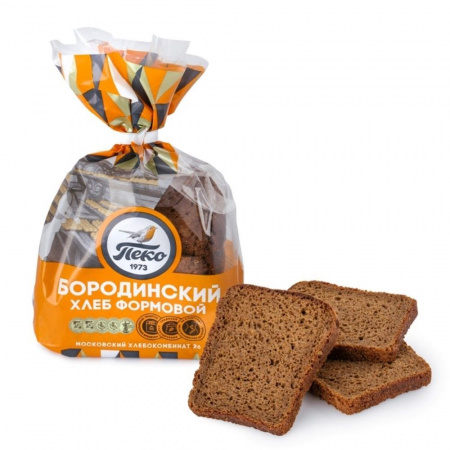 

Хлеб черный NoBrand Бородинский 350 г, Бородинский