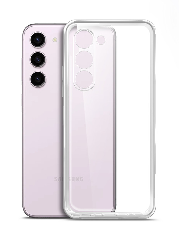 

Чехол силиконовый для Samsung Galaxy S23+ прозрачный, Samsung Galaxy S23+