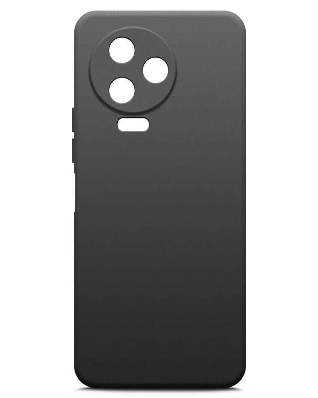 

Чехол для Infinix Note 12 (2023) силиконовый матовый черный, Infinix Note 12 (2023)