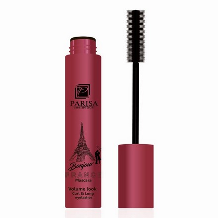 Тушь для ресниц Parisa Cosmetics France Curl Volume Long , черная