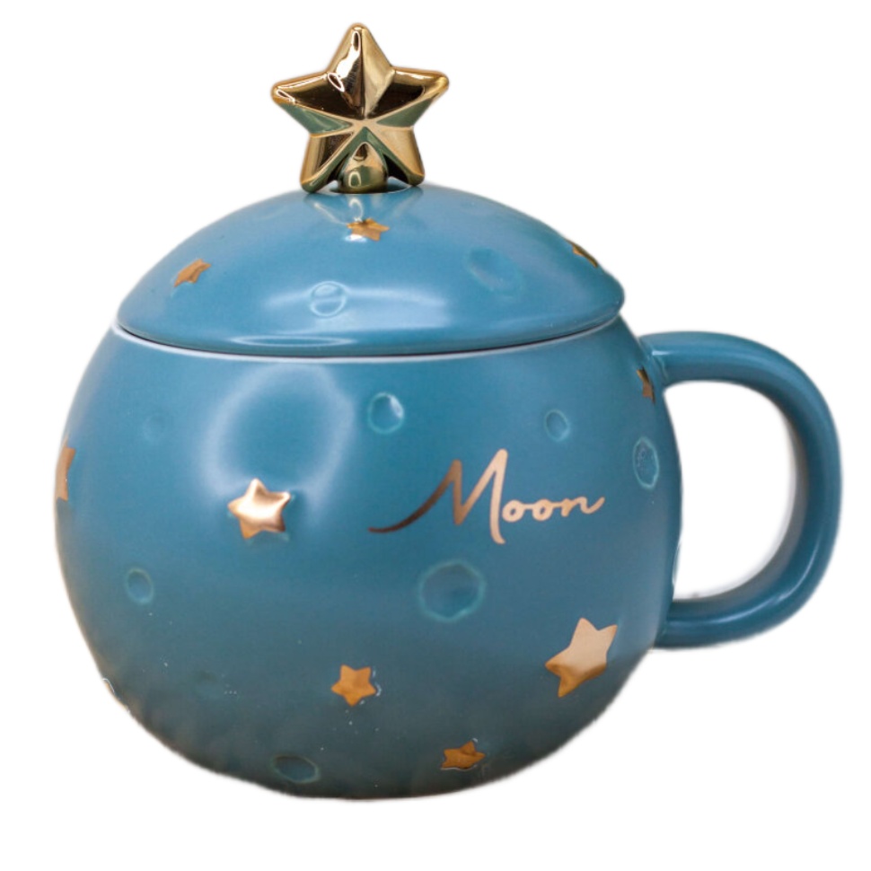 

Кружка Star moon HD-3183-01 зеленая 420 ml, Star moon