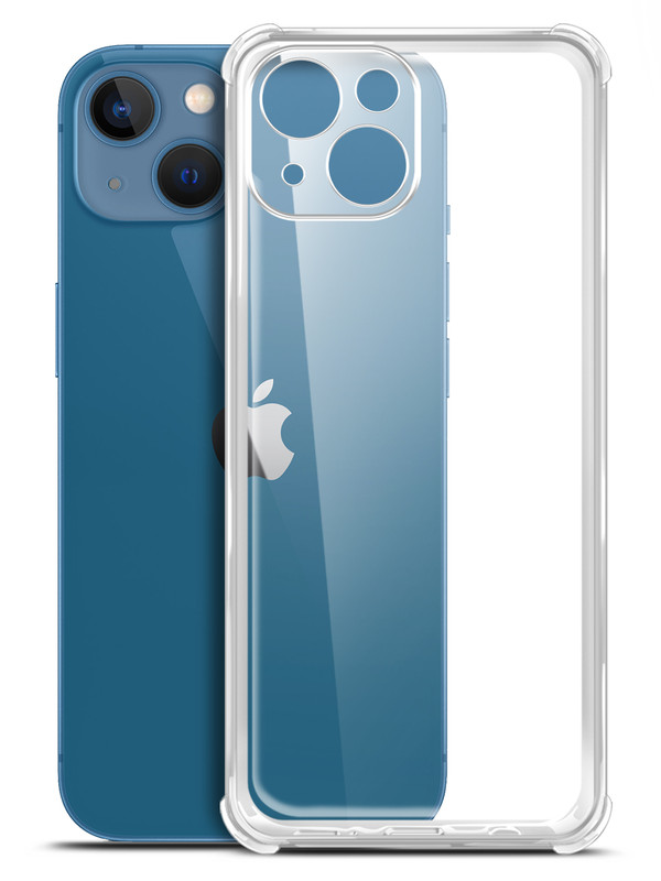 

Чехол для Apple iPhone 13 с защитой камеры и углов прозрачный, Apple iPhone 13