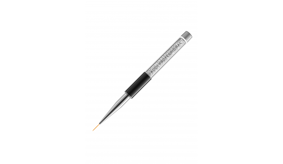Кисть для росписи Kodi №00/3 (нейлон, круглая, в тубусе, метал/акриловая ручка) ручка в тубусе