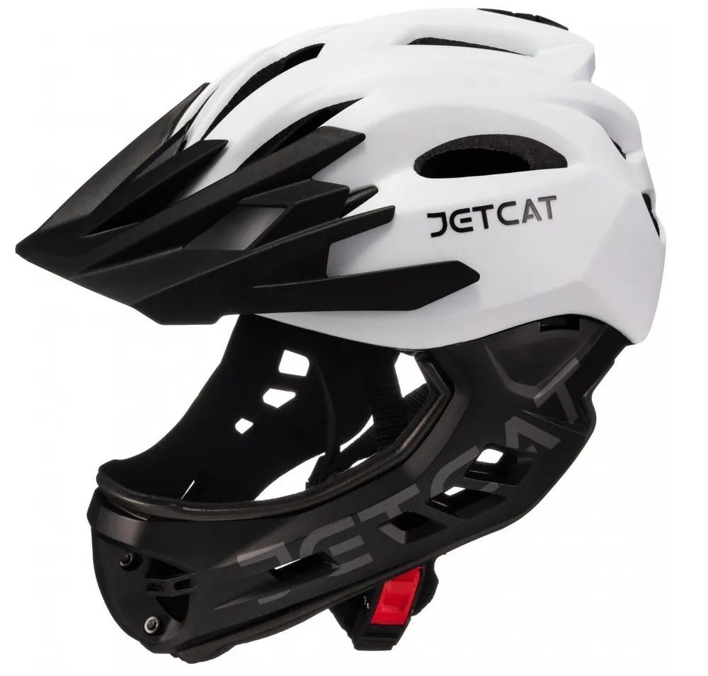 Шлем детский JETCAT Hawks размер S (48-55см) White/Black Fullface