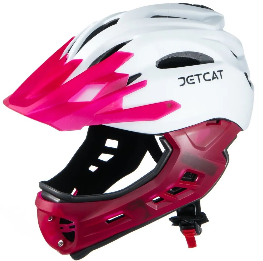 

Шлем детский JETCAT Hawks размер S (48-55см) White/Pink Fullface, Белый;розовый, Hawks