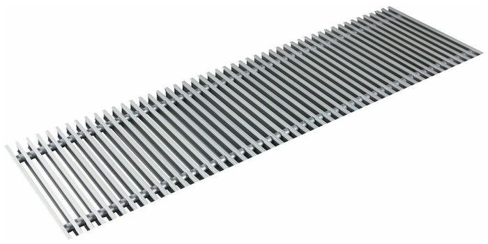 Рулонная решетка алюминиевая  Techno для конвекторов PPA 270-2300 алюминиевая грязезащитная решетка сититоп сити резина скребок 60х40см