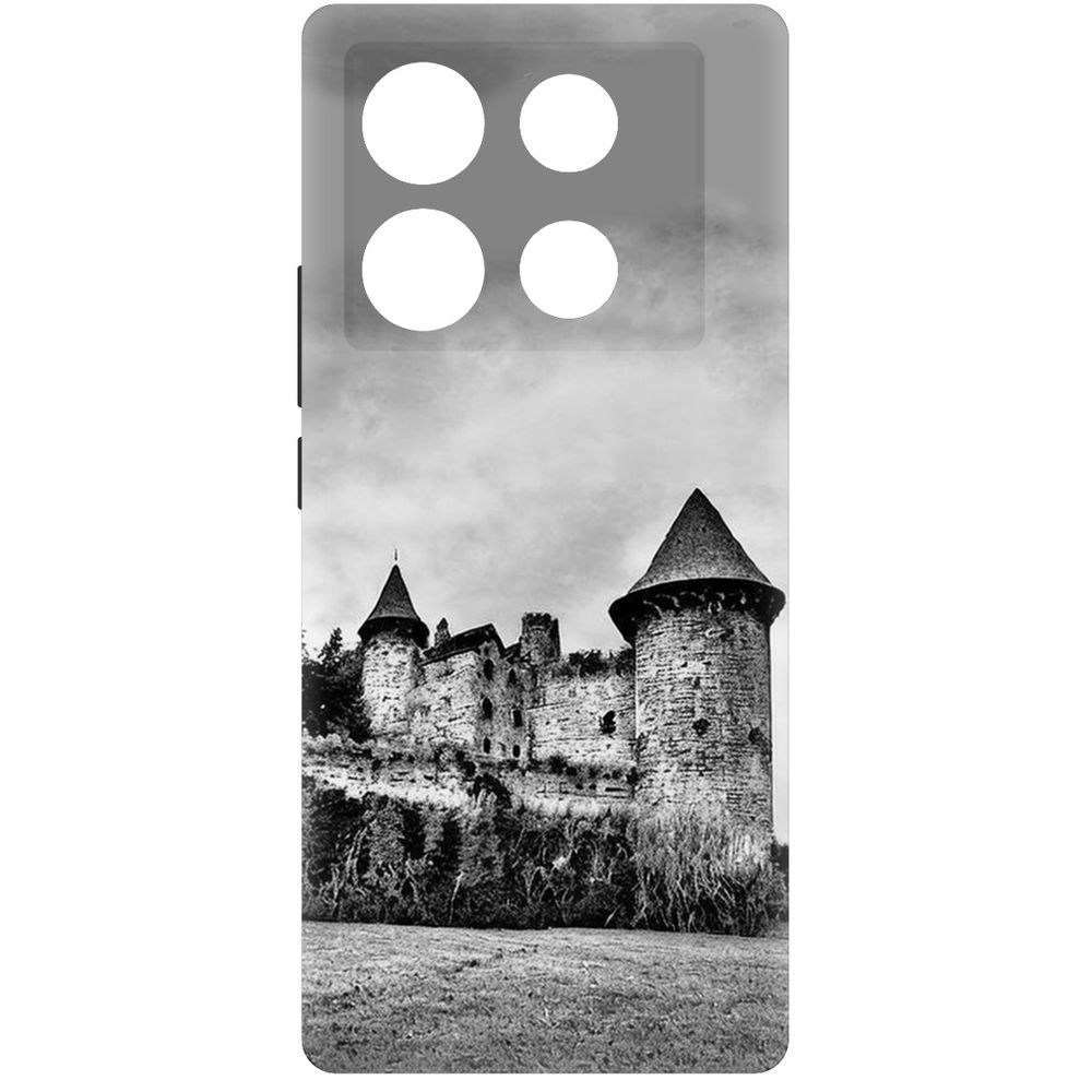 

Чехол-накладка Krutoff Soft Case Старый замок для INFINIX Note 40 Pro черный