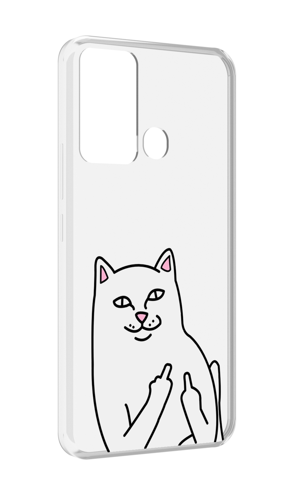 

Чехол MyPads котяра для Infinix Hot 12i, Прозрачный, Tocco