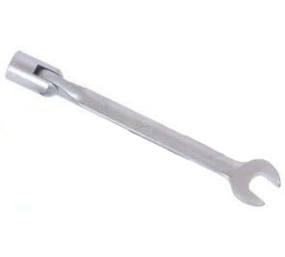Ключ рожково-торцевой PATRON P-75217F(R) шарнирный 17 мм специальный ключ для пробки сливного отверстия vag jtc