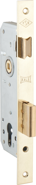 фото Корпус врезного замка с защёлкой kale kilit 152/r (35 mm) w/b (латунь)