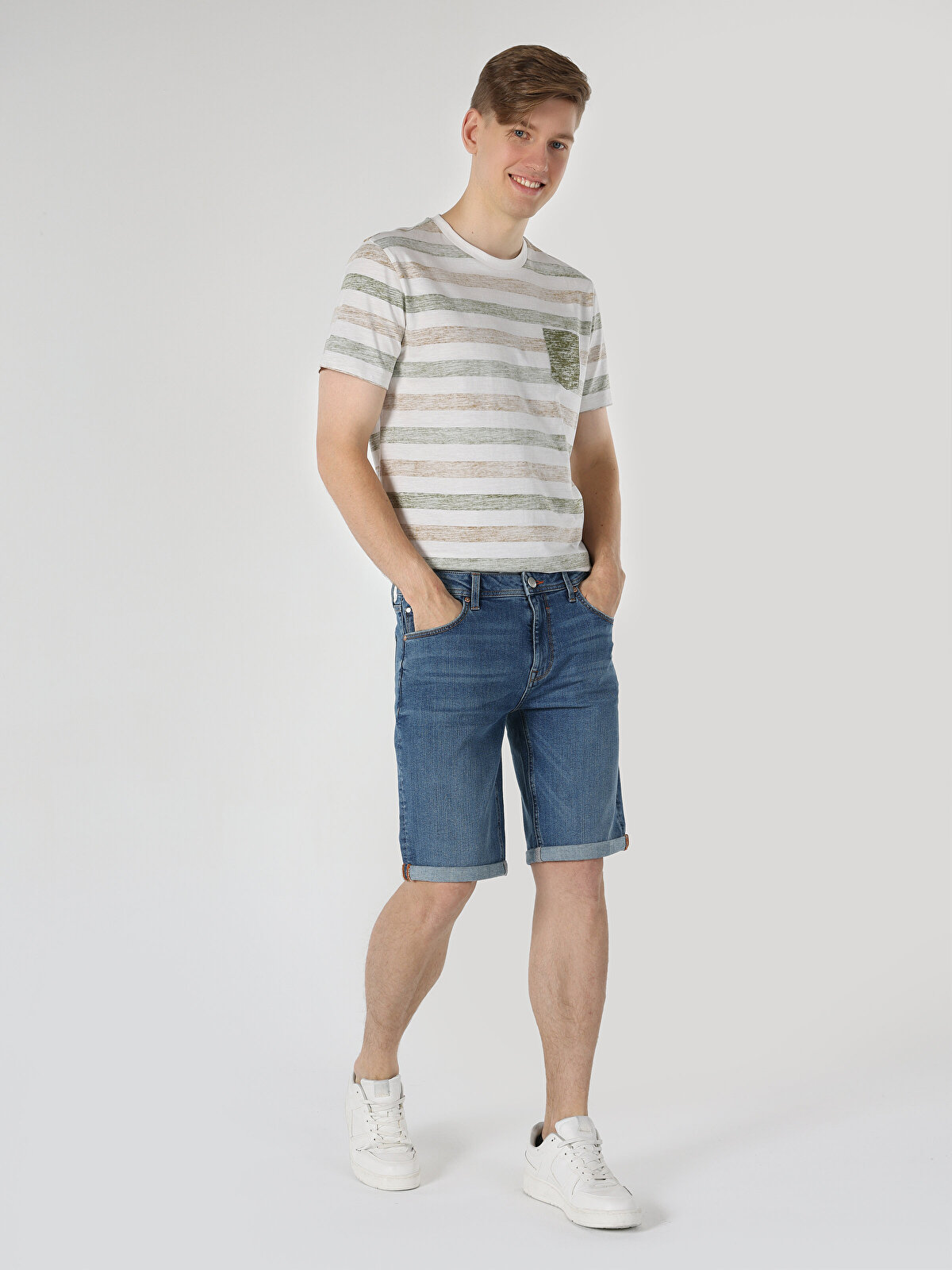

Джинсовые шорты мужские COLIN'S CL1063603_Q1.V1 голубые 2XL, Голубой, CL1063603_Q1.V1