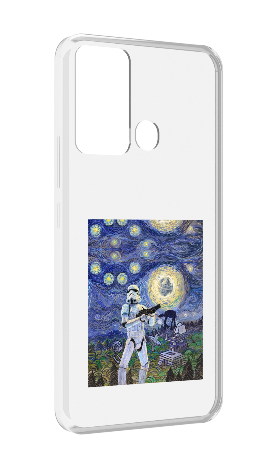

Чехол MyPads star wars звездная ночь для Infinix Hot 12i, Прозрачный, Tocco