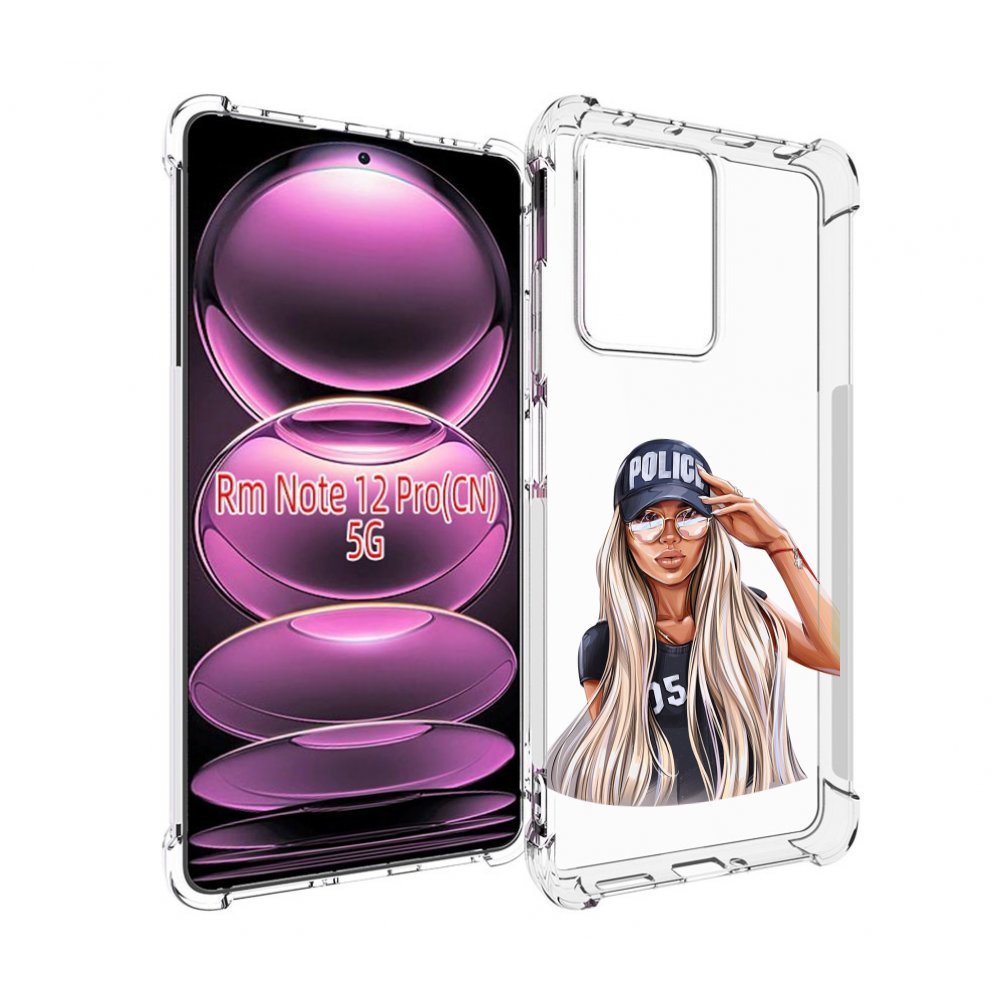 

Чехол MyPads модная-девушка-арт женский для Xiaomi Redmi Note 12 Pro, Прозрачный, Tocco