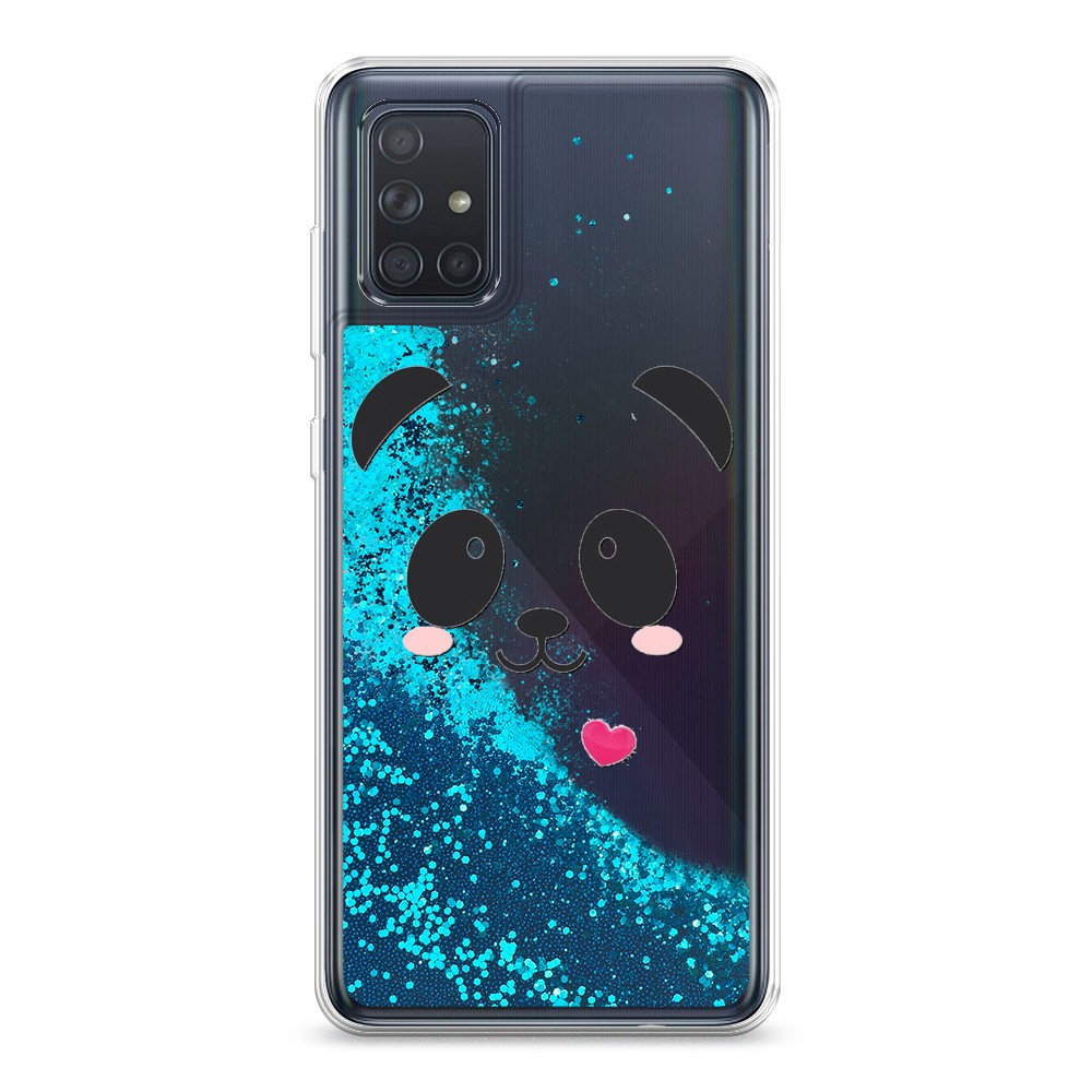 

Чехол Awog на Samsung Galaxy A71 4G "Влюбленный панда контур", Разноцветный, 29093-1